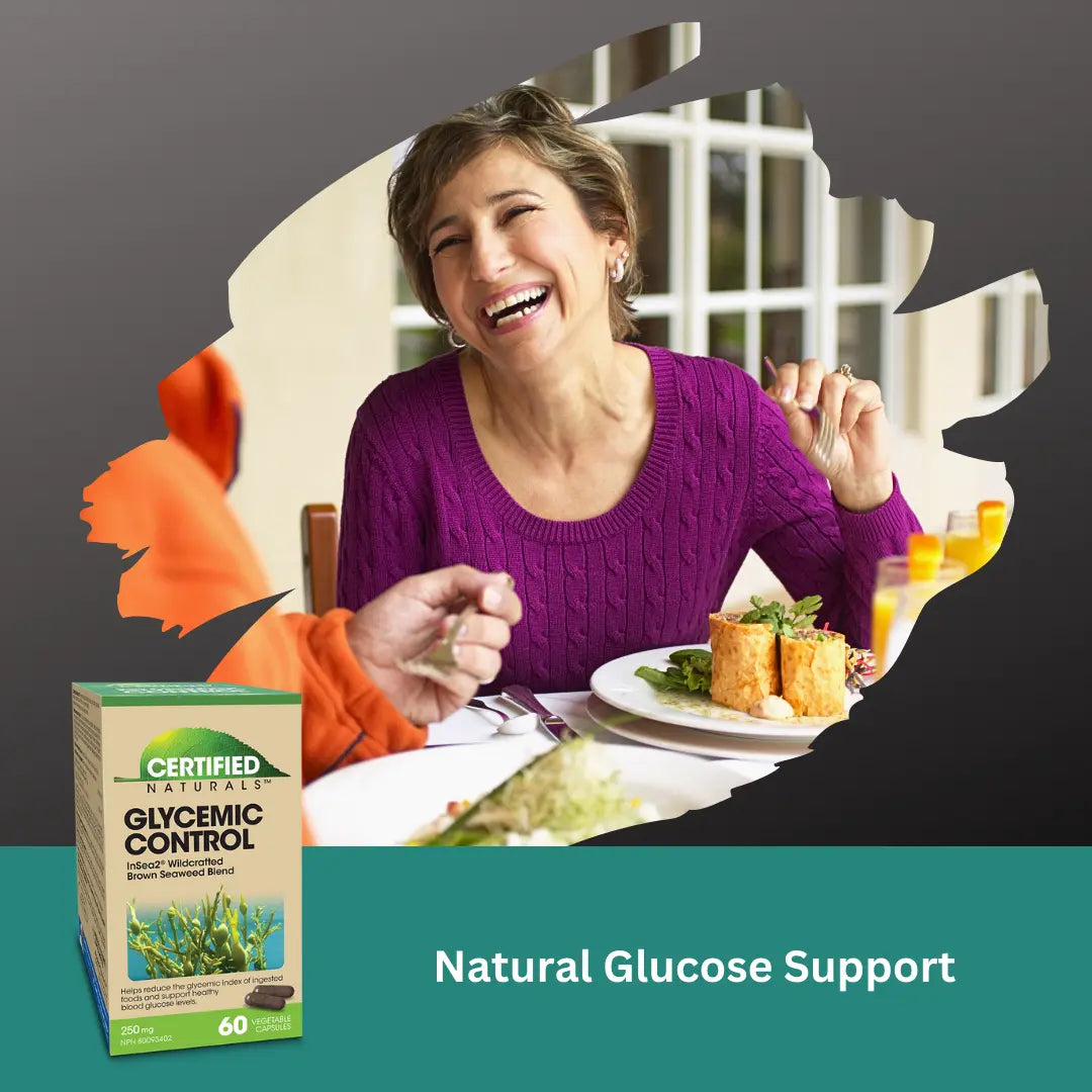 Glycemic Control with InSea2 Antioxidant, Weight Loss, Blocks Carbs + Sugars, 60 capsules