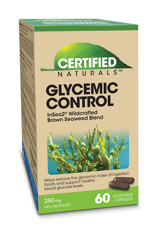 Glycemic Control with InSea2 Antioxidant, Weight Loss, Blocks Carbs + Sugars, 60 capsules