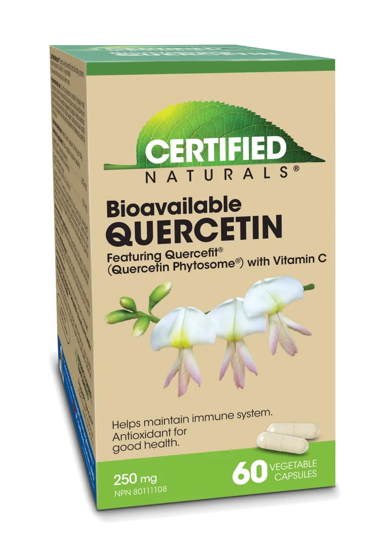Bioavailable quercetin with quercefit