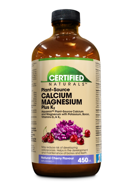 Calcium Magnesium Liquid Cherry, 450 ml