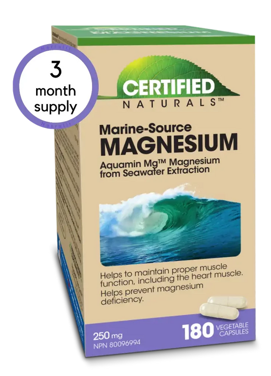 Marine Sourced Magnesium, with Aquamin Mg from Fresh Irish Seawater, 180 Capsules
