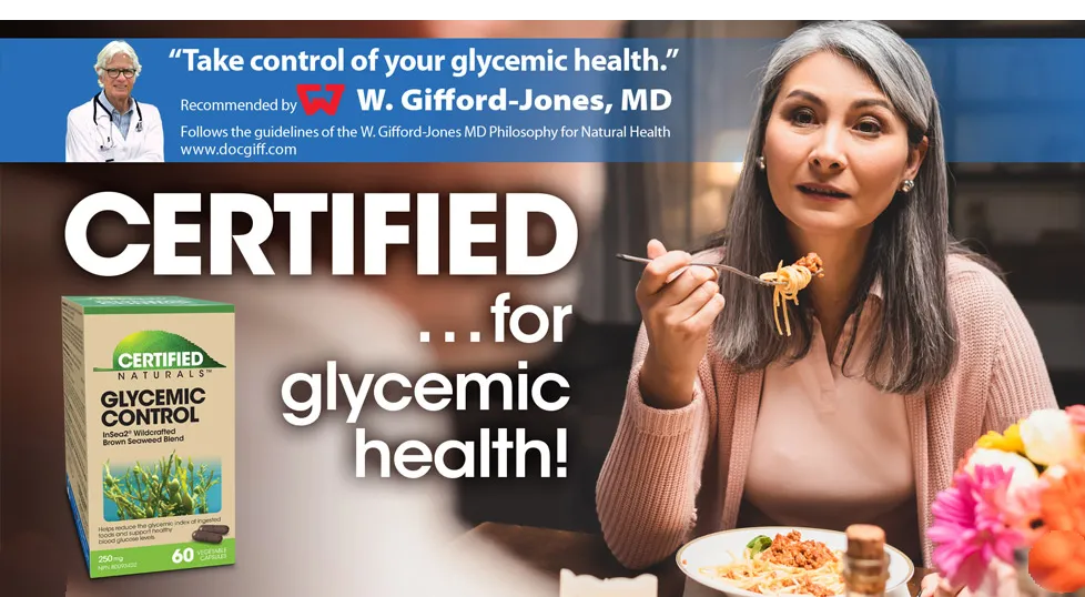 Glycemic control for natural glucose management and improved glycemic health