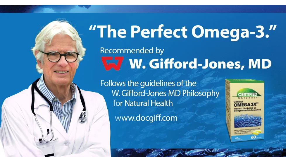 The perfect Omega3, recommended by Dr Gifford-Jones