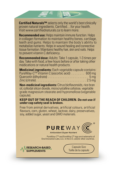 PureWay-C Vitamin C with Quercetin and Zinc